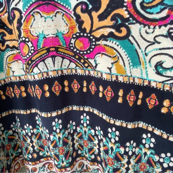 Earthbound Trading Co Skirt Womens M‎ Black Maxi Paisley Boho Flowy Gypsy Hippie - Picture 5 of 15